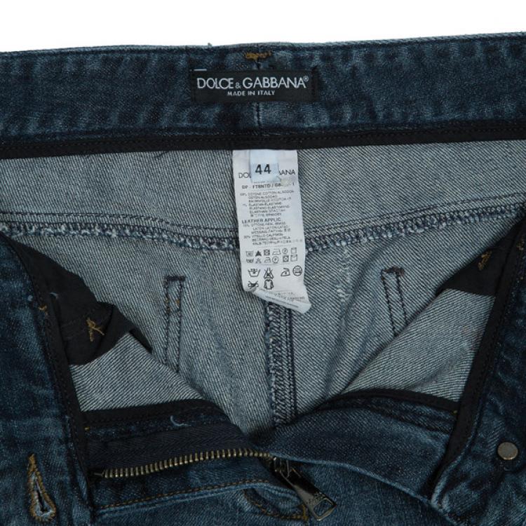 Pre Owned Dolce and Gabbana Low Rise Jeans M