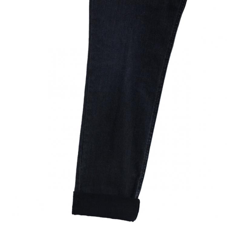 Pre Owned Dolce and Gabbana Black Jeans S