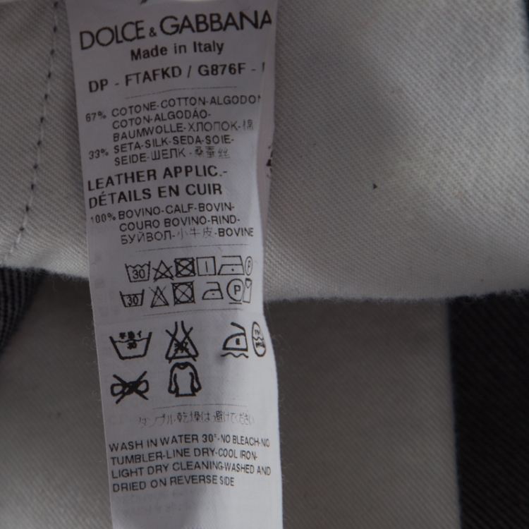 مملوكة مسبقًا Dolce & Gabbana Indigo Dark Wash Denim High Waist Flared Bottom Jeans S