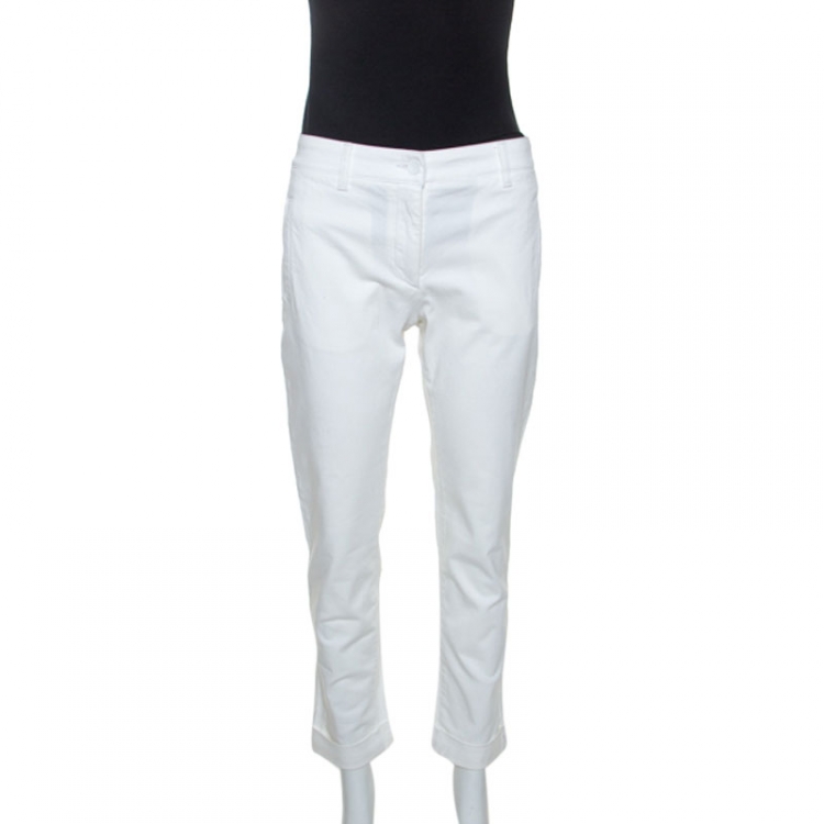 dolce gabbana white jeans