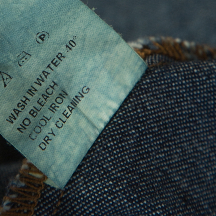 Pre Owned Dolce and Gabbana Blue Denim Embellished Detail Jacket M