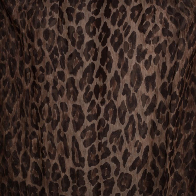 Pre Owned Dolce and Gabbana Leopard Print Dress and Jacket M