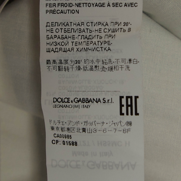 Pre Owned Dolce & Gabbana Multicolor Floral Print Cotton Mini Dress L