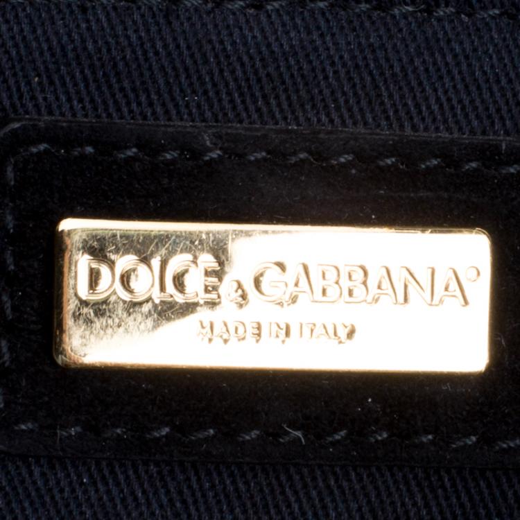 Pre Owned Dolce and Gabbana Leopard Print Calfhair Large Miss Sicily Top Handle Bag
