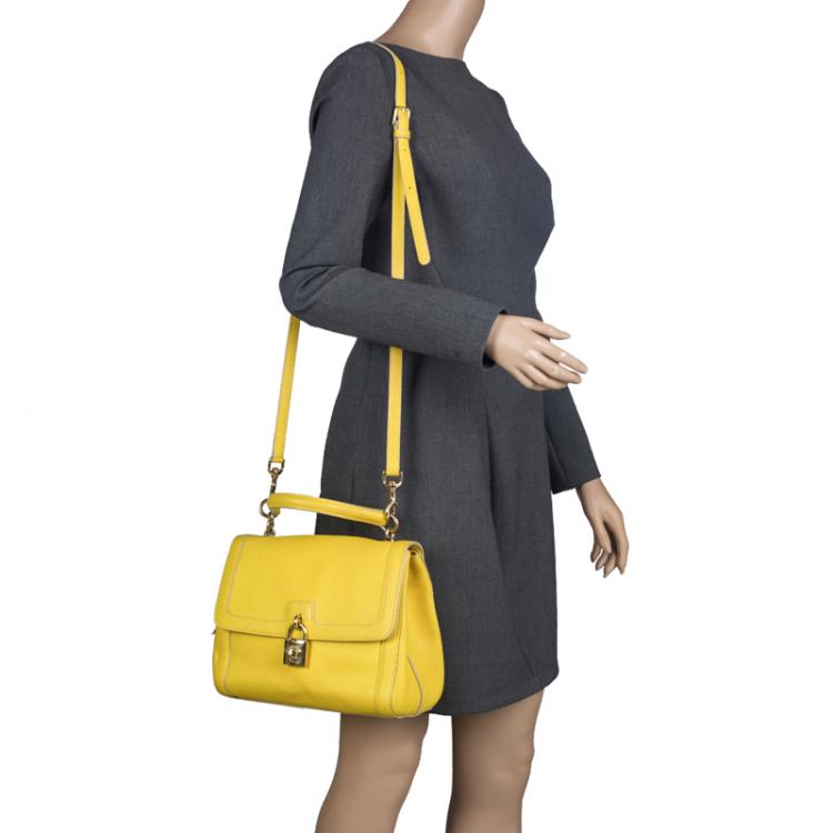 Dolce & Gabbana Yellow Handbags