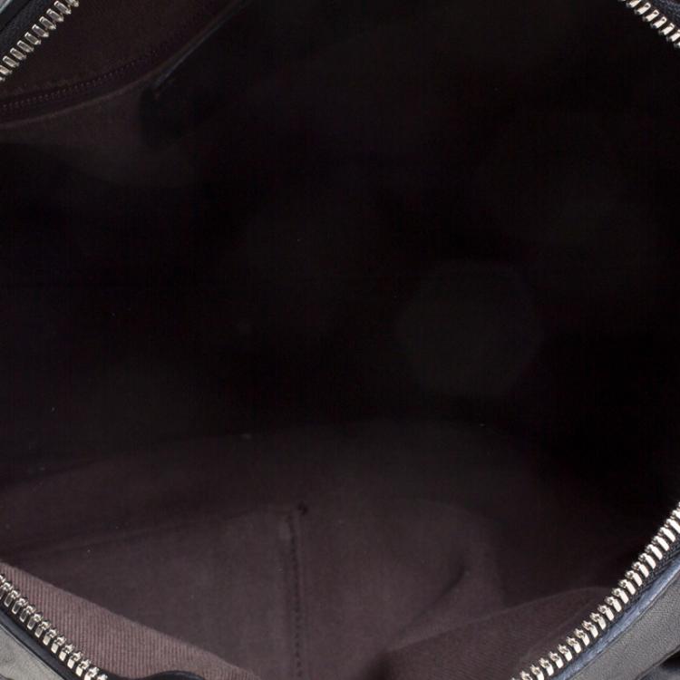 Pre Owned Dolce and Gabbana Black Leather Miss Curly Bag