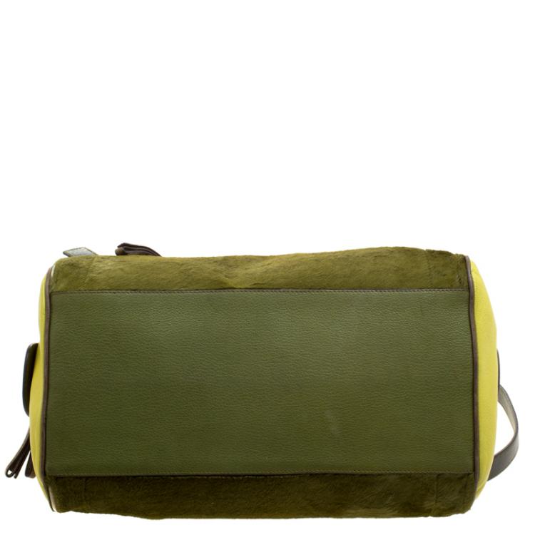 Pre Owned Dolce and Gabbana Multicolor Calf Hair Miss Easy Way Boston Bag