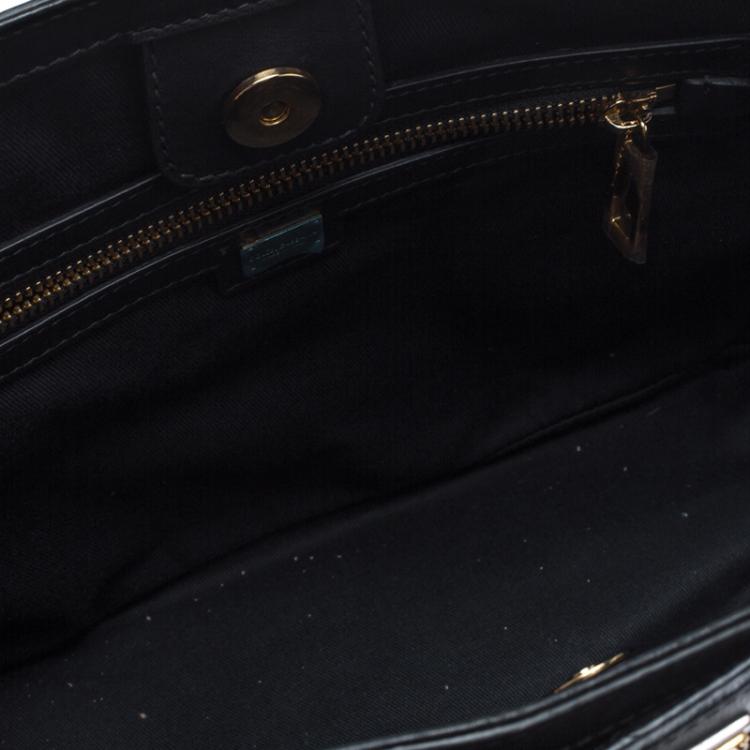 Pre Owned Dolce and Gabbana Beige Leopard Print Canvas Tote 