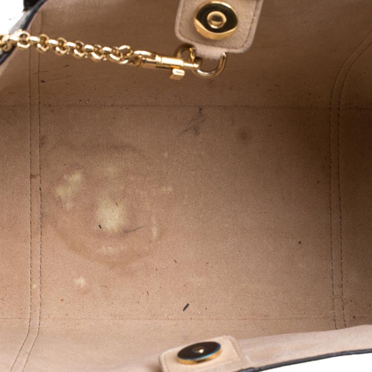 Pre Owned Dolce and  Gabbana Black Leather Tote