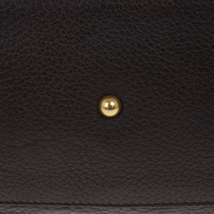 Pre Owned Dolce and Gabbana Brown Leather Tote