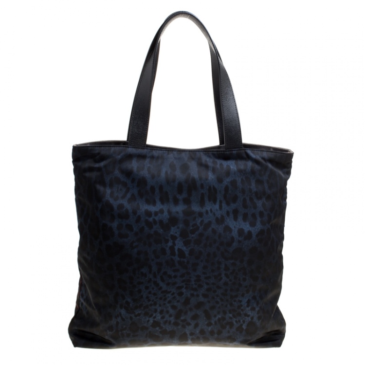 Pre Owned Dolce & Gabbana Multicolor Leopard Print Tote