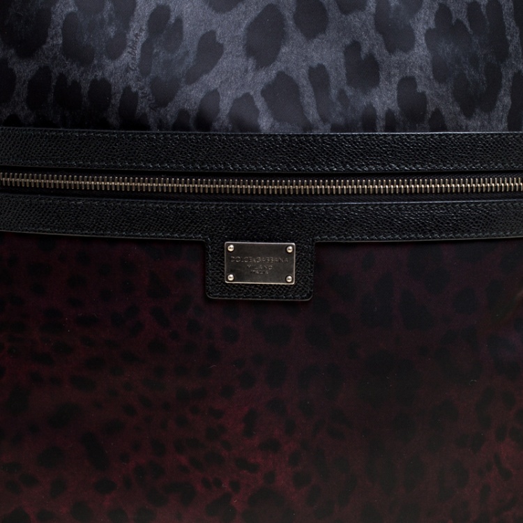 Pre Owned Dolce & Gabbana Multicolor Leopard Print Tote