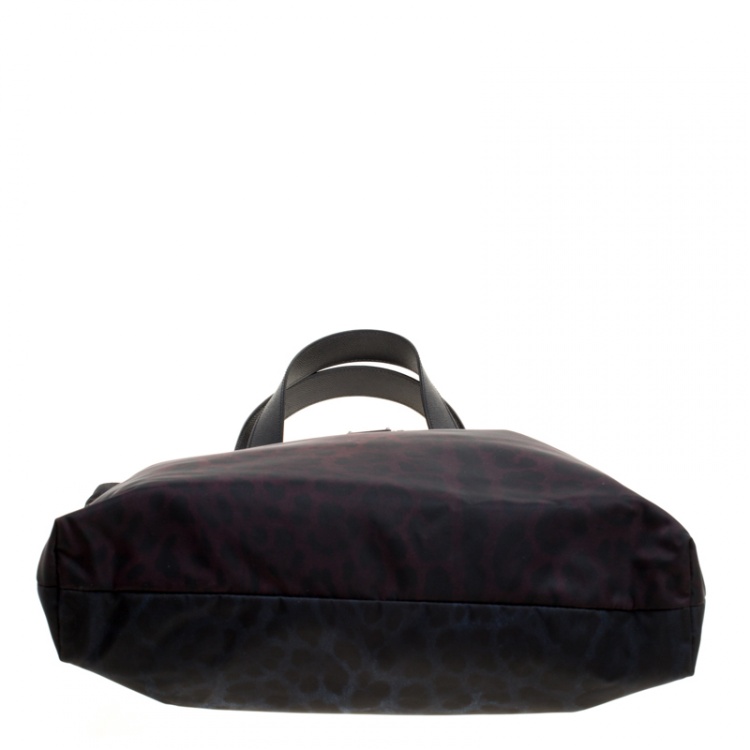 Pre Owned Dolce & Gabbana Multicolor Leopard Print Tote