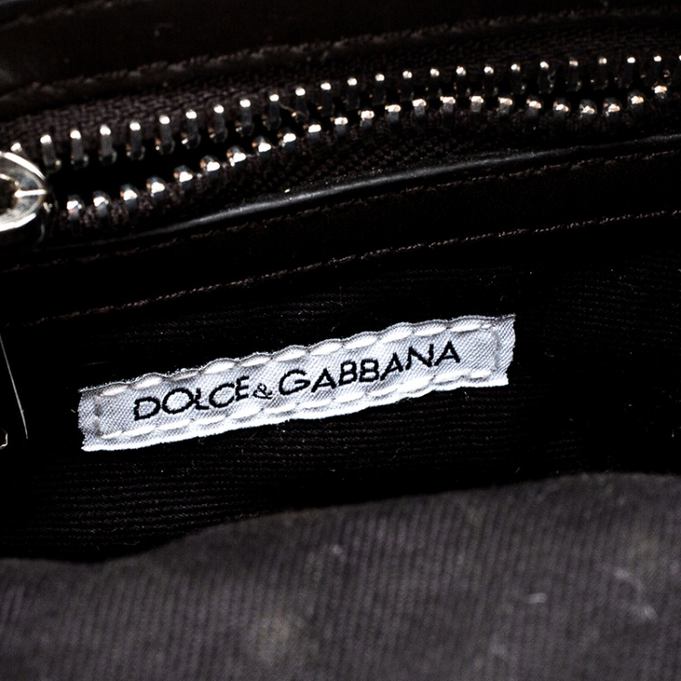 مملوكة مسبقًا Dolce and Gabbana Beige Leopard Print Round Crossbody Bag