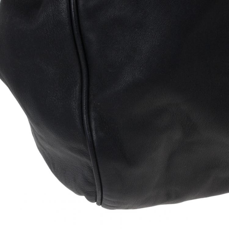 Pre Owned Dolce and Gabbana Black Miss Lexington Satchel