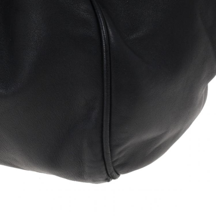 Pre Owned Dolce and Gabbana Black Miss Lexington Satchel