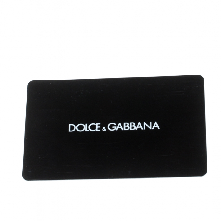 Pre Owned Dolce & Gabbana Multicolor Majolica Printed Leather Zip Around Wallet