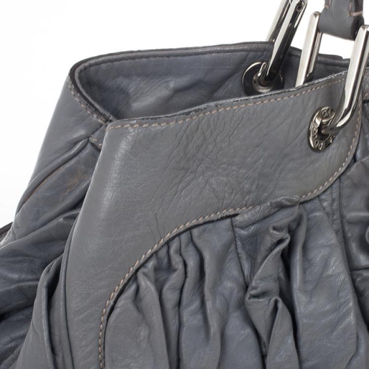 Pre Owned Dolce and Gabbana Miss Brooke Ruffle Hobo