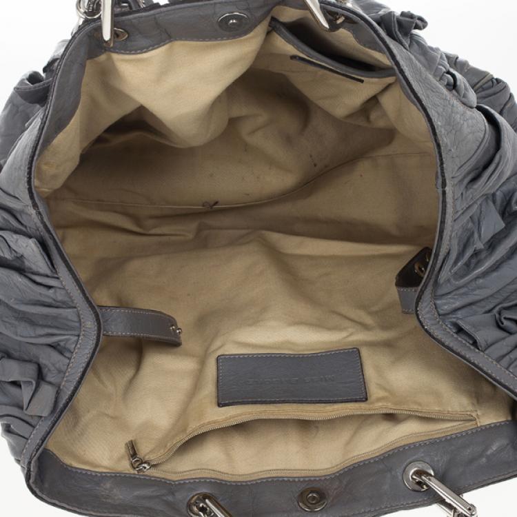 Pre Owned Dolce and Gabbana Miss Brooke Ruffle Hobo