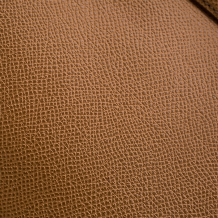 Pre Owned Dolce and Gabbana Brown Leather Large Miss Sicily Tote
