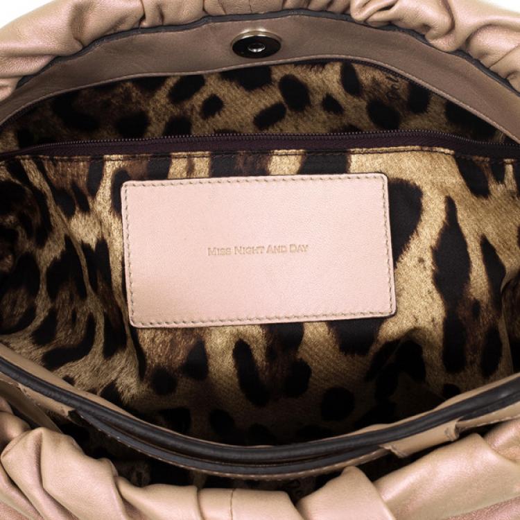Pre Owned Dolce and Gabbana Miss Night and Day Hobo