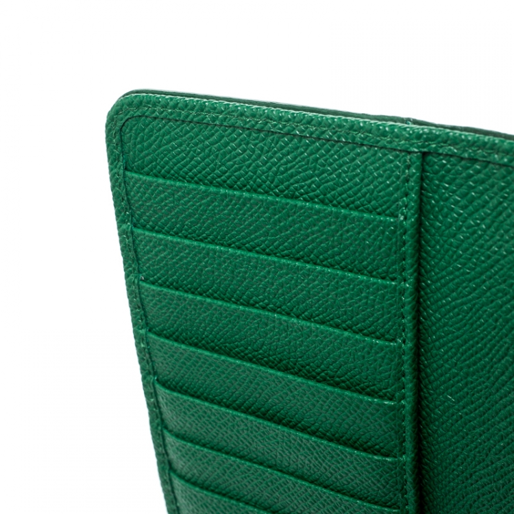 Pre Owned Dolce & Gabbana Green Ice Cream Fur Embellished Lizard Embossed Leather Sicily Von Smartphone Bag 