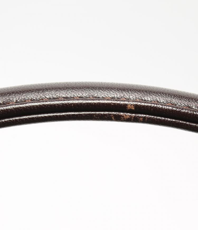 Pre Owned Dolce And Gabbana Brown Fur Tote Bag 