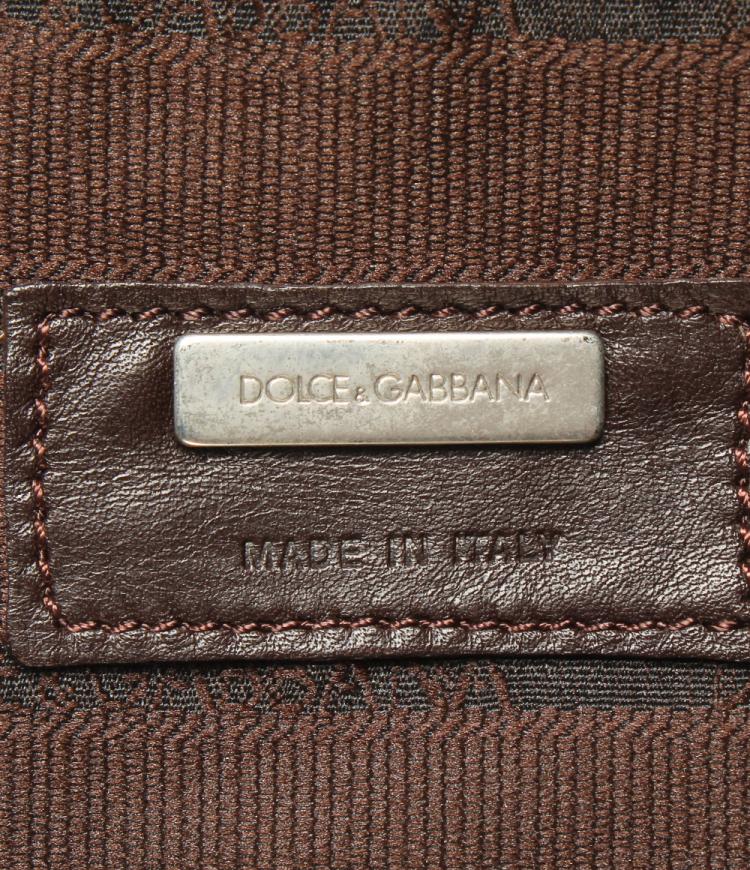 Pre Owned Dolce And Gabbana Brown Fur Tote Bag 