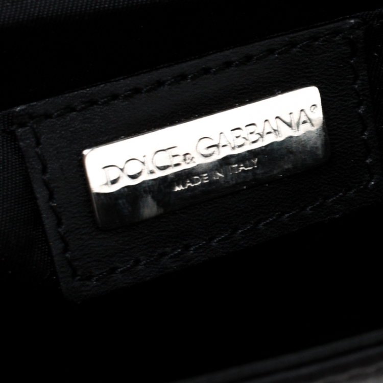 Pre Owned Dolce & Gabbana Crystal Embellished Shoulder Bag