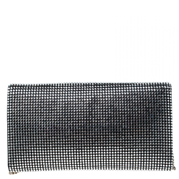 Pre Owned Dolce & Gabbana Crystal Embellished Shoulder Bag