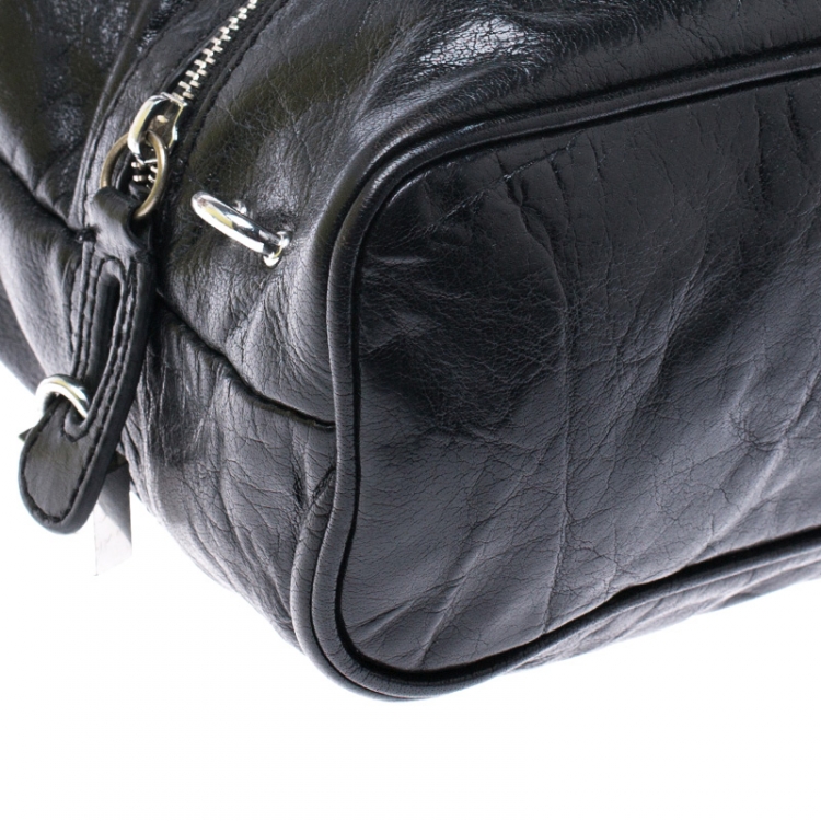 Pre Owned Dolce & Gabbana Black Leather Tote