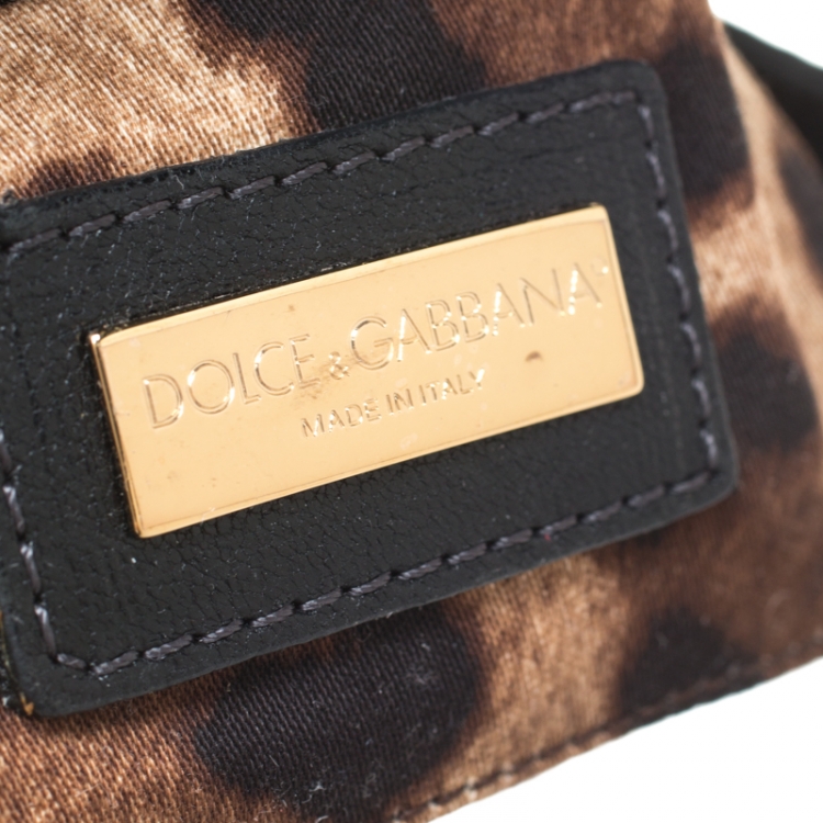Pre Owned Dolce & Gabbana Black Sequin Mini Miss Sicily Top Handle Bag