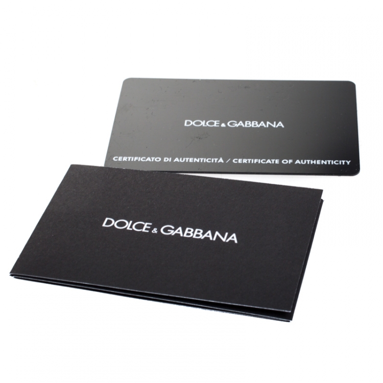 Pre Owned Dolce & Gabbana Multicolor Floral Print Canvas Zip Pouch