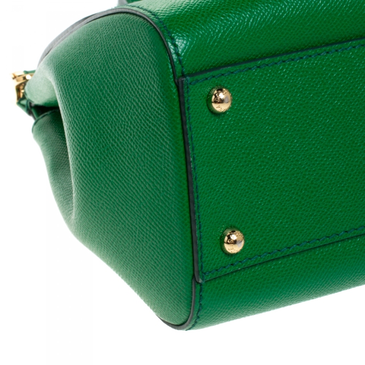 dolce and gabbana green bag