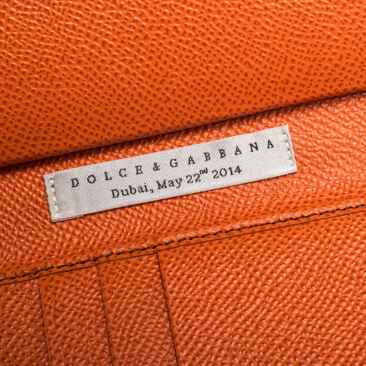 Pre Owned Dolce & Gabbana Pink Leather Miss Sicily Von Wallet on Chain