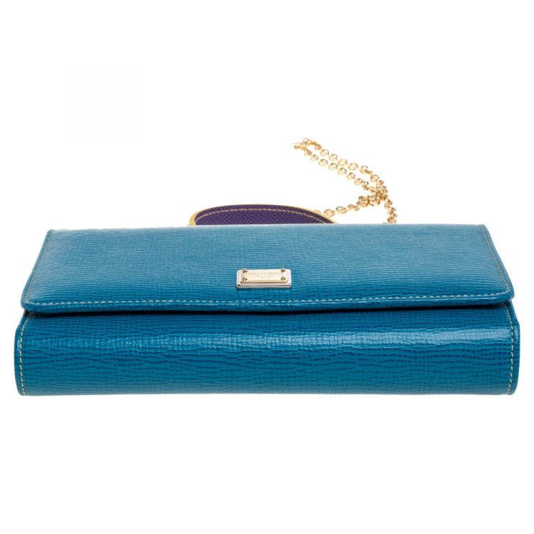 Pre Owned Dolce & Gabbana Multicolor Sicily Lipstick Wallet on Chain
