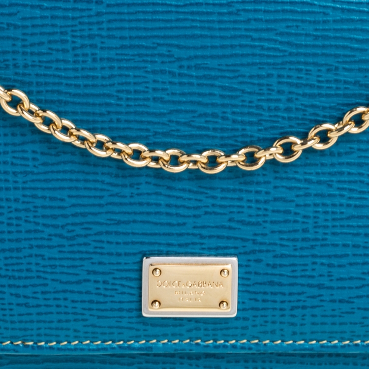 Pre Owned Dolce & Gabbana Multicolor Sicily Lipstick Wallet on Chain