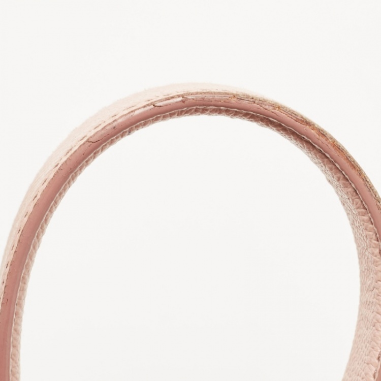مملوكة مسبقًا Dolce & Gabbana Light Pink Leather Large Miss Sicily Top Handle Bag