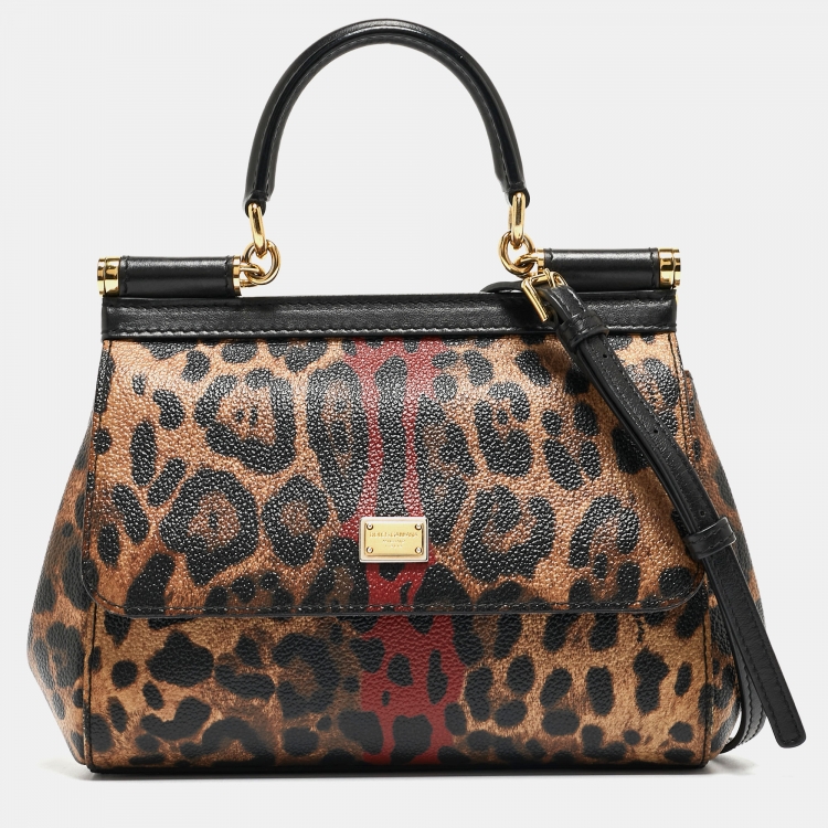 Top Dolce & Gabbana leopard handbag for women