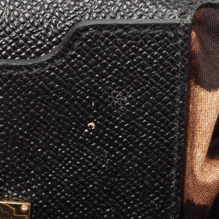 Pre Owned Dolce & Gabbana Black Leather Medium Miss Sicily Top Handle Bag