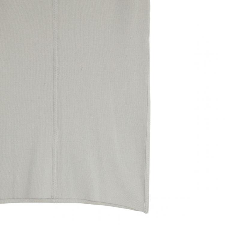 Pre Owned Donna Karan Grey Tube Skirt S