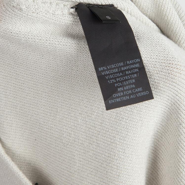 Pre Owned Donna Karan Grey Tube Skirt S