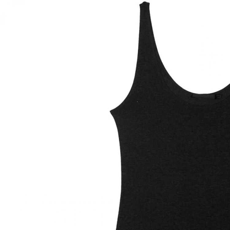 Pre Owned Donna Karan Charcoal Vest S