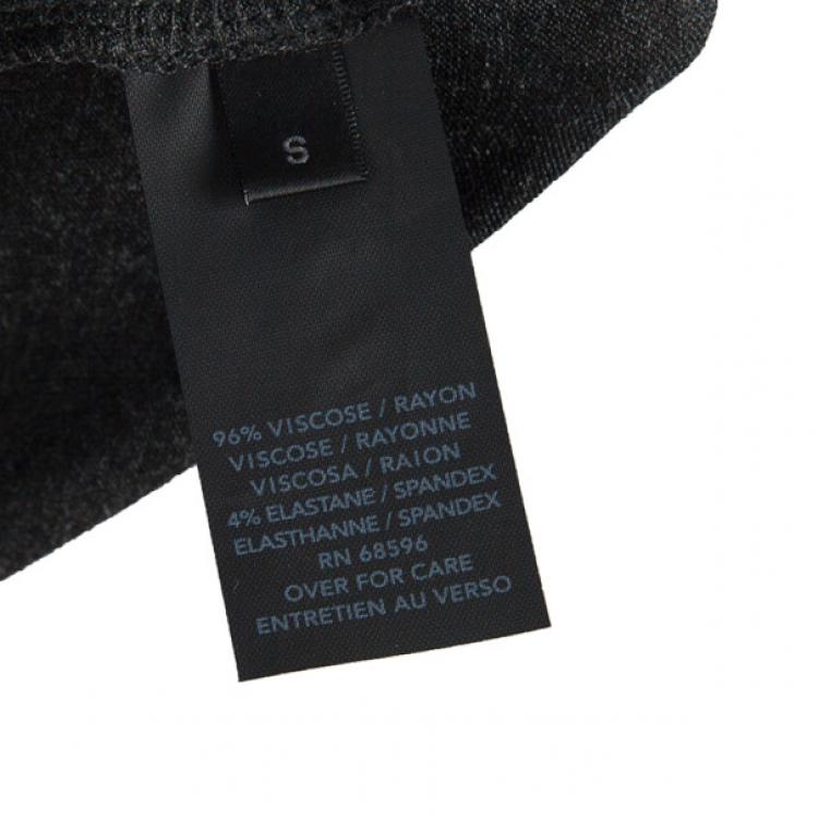 Pre Owned Donna Karan Charcoal Vest S