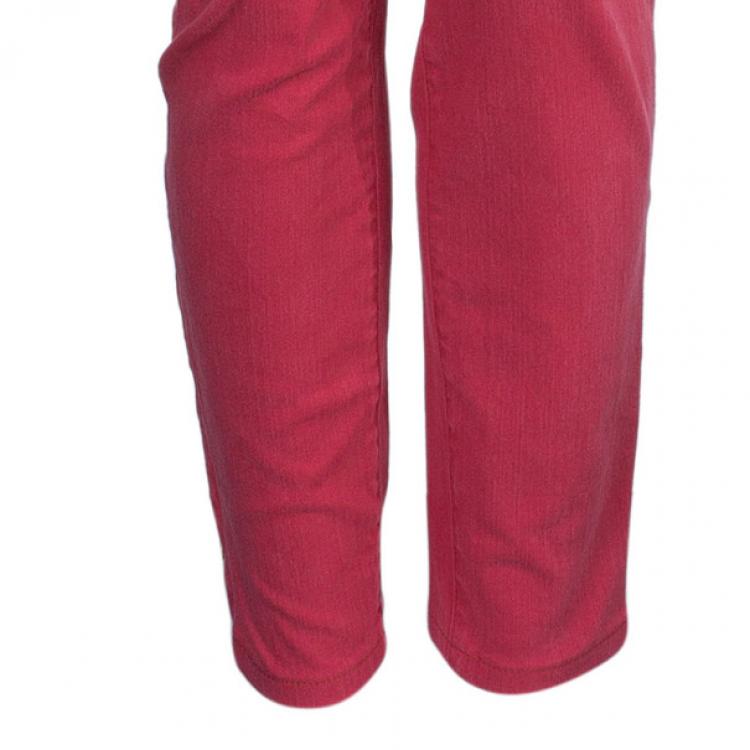 Pre Owned Dsquared2 Red Skinny Jeans M