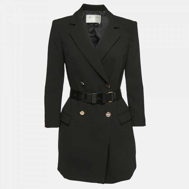 ジャケット ELISABETTA FRANCHI DOUBLE-BREASTED BLAZER ELISABETTA FRANCHI Double-breasted jacket in stretch crêpe