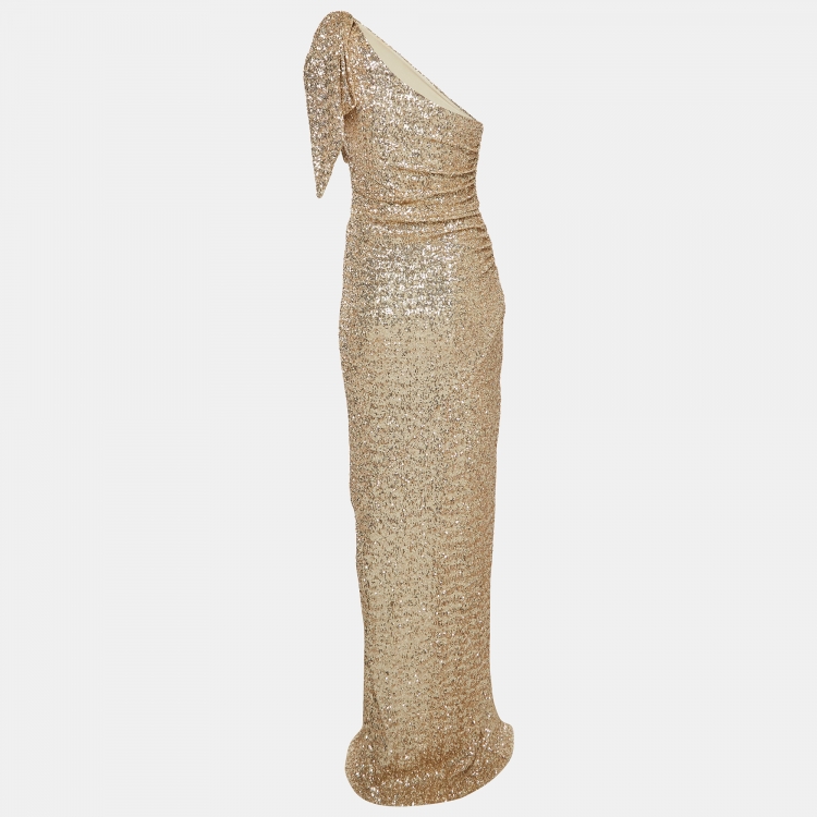 Elisabetta franchi gold dress hotsell