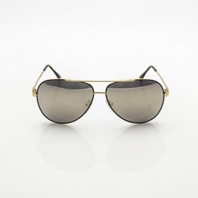 Pre Owned Emilio Pucci Shiny Gold EP131S Sunglasses