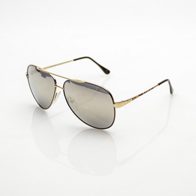 Pre Owned Emilio Pucci Shiny Gold EP131S Sunglasses