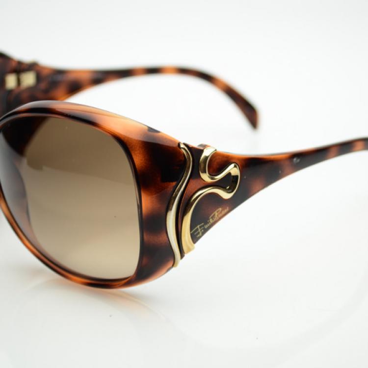 Pre Owned Emilio Pucci Tortoise EP699S Sunglasses